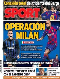 Portada Sport 2019-12-09