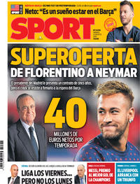 Portada Sport 2019-08-10