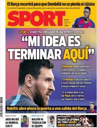 Portada Sport 2019-10-10