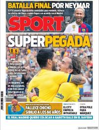 Portada Sport 2019-08-11