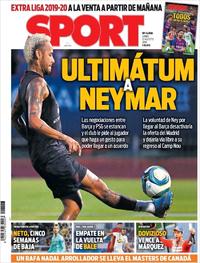 Portada Sport 2019-08-12