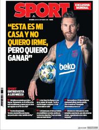 Portada Sport 2019-09-12