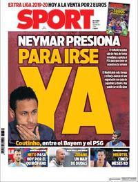Portada Sport 2019-08-13