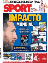 Portada Sport 2019-09-13