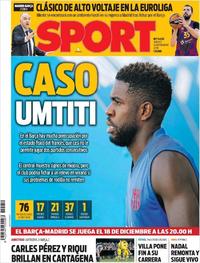 Portada Sport 2019-11-14
