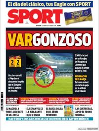 Portada Sport 2019-12-15