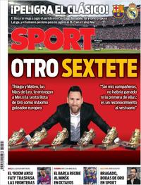 Portada Sport 2019-10-17