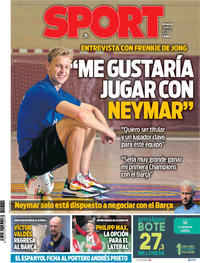 Portada Sport 2019-07-20