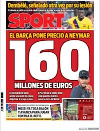 Portada Sport 2019-08-21