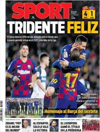 Portada Sport 2019-12-22