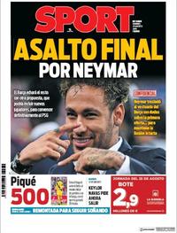 Portada Sport 2019-08-23