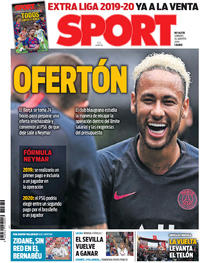 Portada Sport 2019-08-24