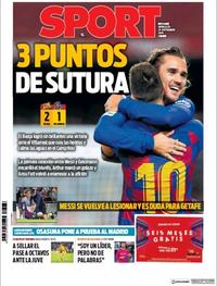 Portada Sport 2019-09-25