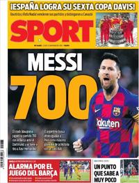 Portada Sport 2019-11-25