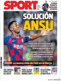 Portada Sport 2019-10-26