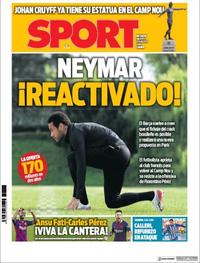 Portada Sport 2019-08-27