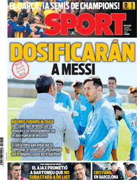 Portada Sport 2019-03-28