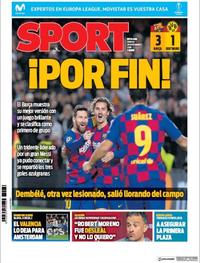 Portada Sport 2019-11-28