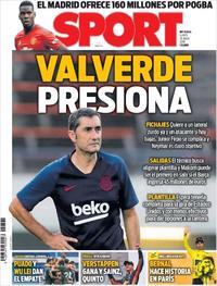 Portada Sport 2019-07-29