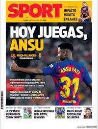 Portada Sport 2019-10-29