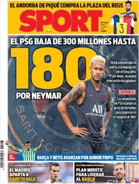 Portada Sport 2019-07-30