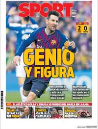 Portada Sport 2019-03-31