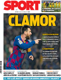 Portada Sport 2019-10-31
