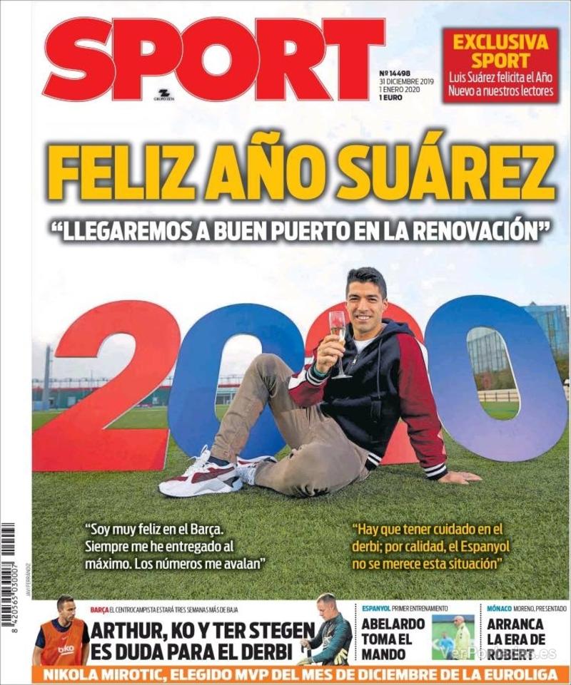 Portada Mundo Deportivo 2020-01-01