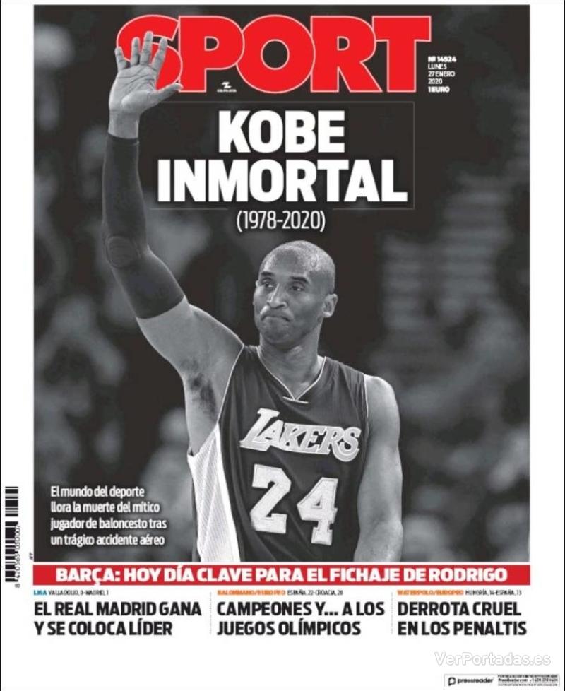 Portada Mundo Deportivo 2020-01-27