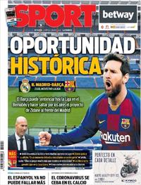 Portada Sport 2020-03-01