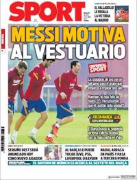 Portada Sport 2020-10-01