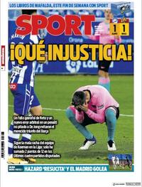 Portada Sport 2020-11-01