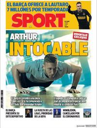 Portada Sport 2020-04-02