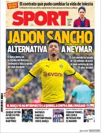 Portada Sport 2020-05-02