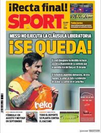 Portada Sport 2020-06-02