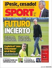 Portada Sport 2020-07-02