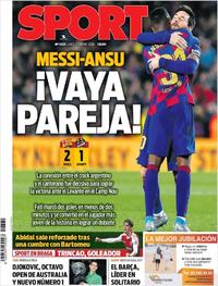 Portada Sport 2020-02-03