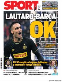 Portada Sport 2020-06-03