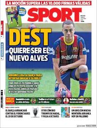 Portada Sport 2020-10-03