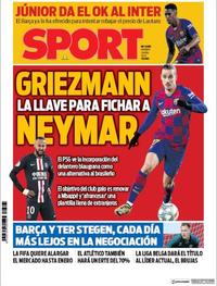 Portada Sport 2020-04-04