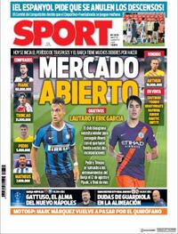 Portada Sport 2020-08-04
