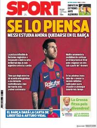 Portada Sport 2020-09-04