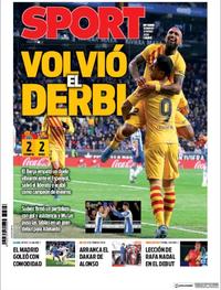 Portada Sport 2020-01-05