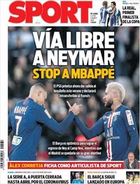Portada Sport 2020-03-05