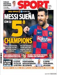 Portada Sport 2020-08-05