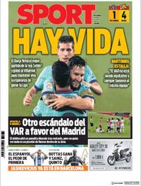 Portada Sport 2020-07-06