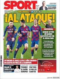 Portada Sport 2020-08-06