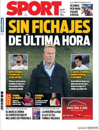 Portada Sport 2020-10-06
