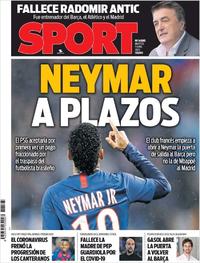 Portada Sport 2020-04-07