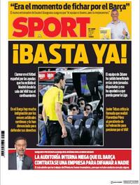 Portada Sport 2020-07-07